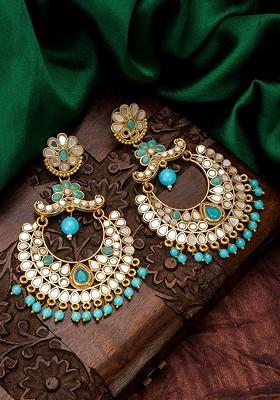 Gold Toned Classic Drop Earrings