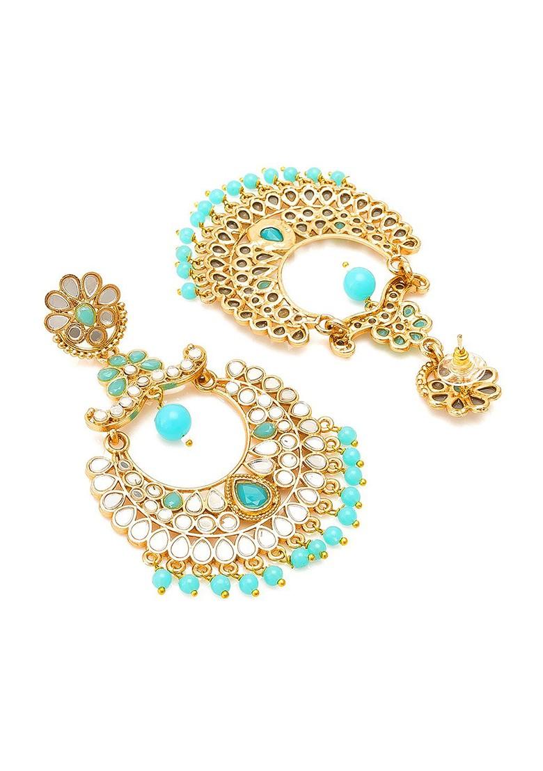 Gold Toned Classic Drop Earrings