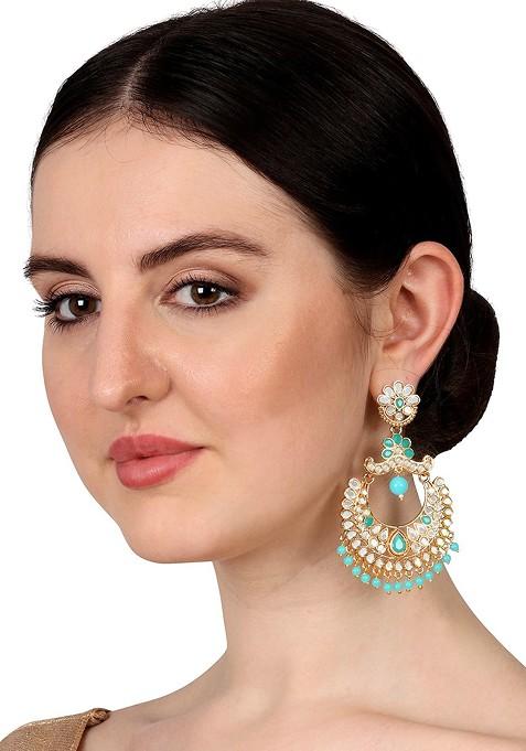 Gold Toned Classic Drop Earrings