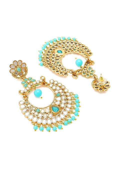 Gold Toned Classic Drop Earrings