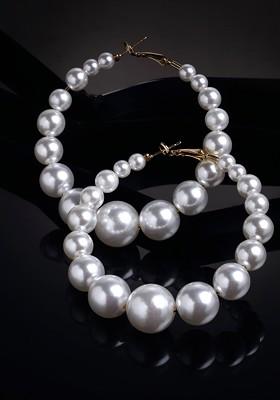 Gold Plated Circular Hoop Earrings