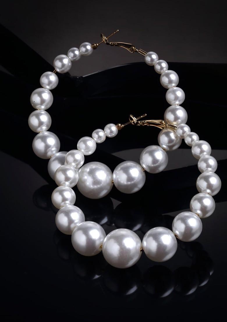 Gold Plated Circular Hoop Earrings