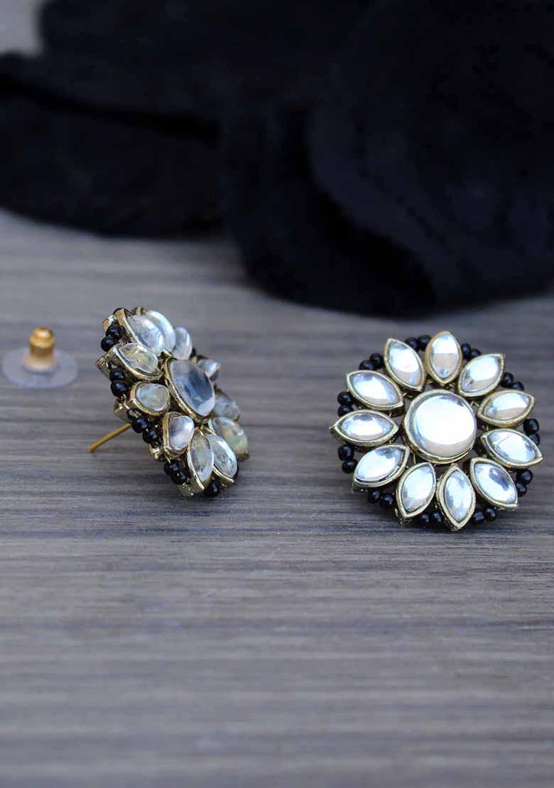 Black Mixed Alloy Black Beauty Earring Earrings