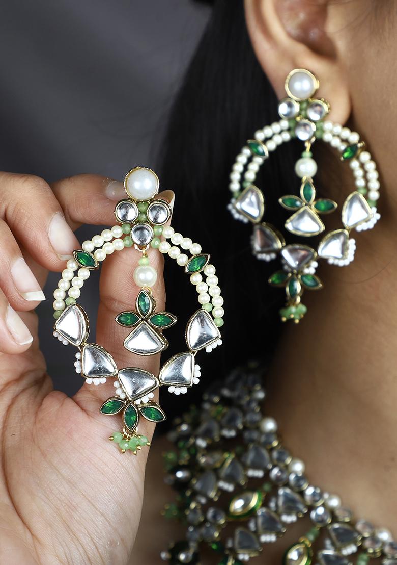 Multicolor Mixed Alloy Geometric Aesthetic Earrings Earrings