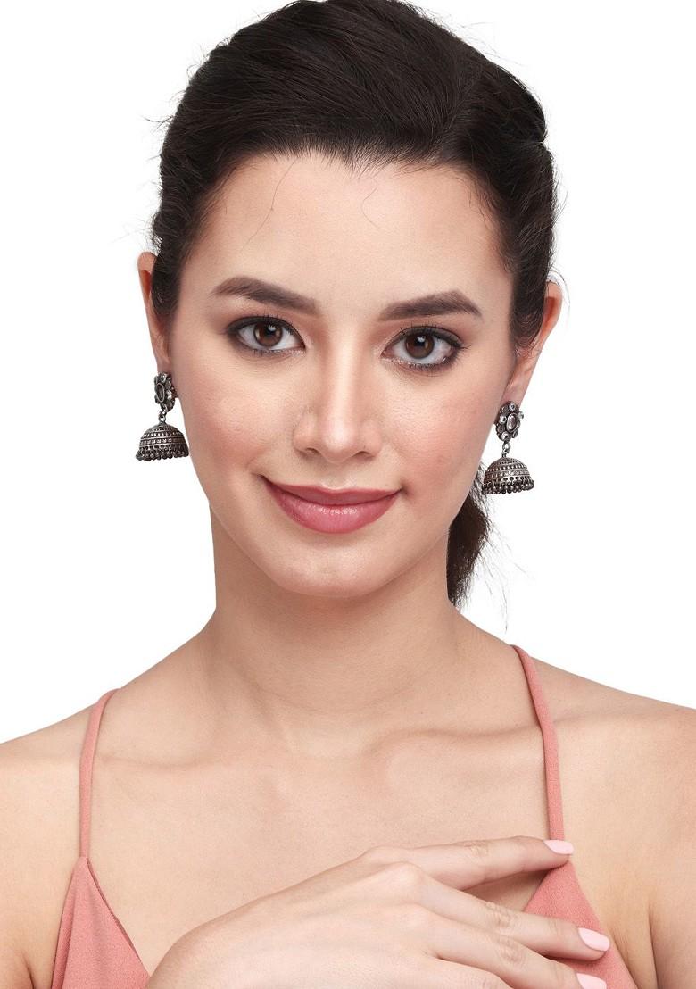 Contemporary Jhumkas Earrings