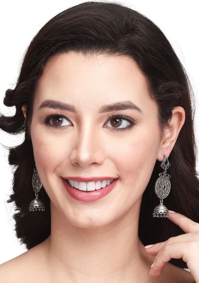 Contemporary Jhumkas Earrings