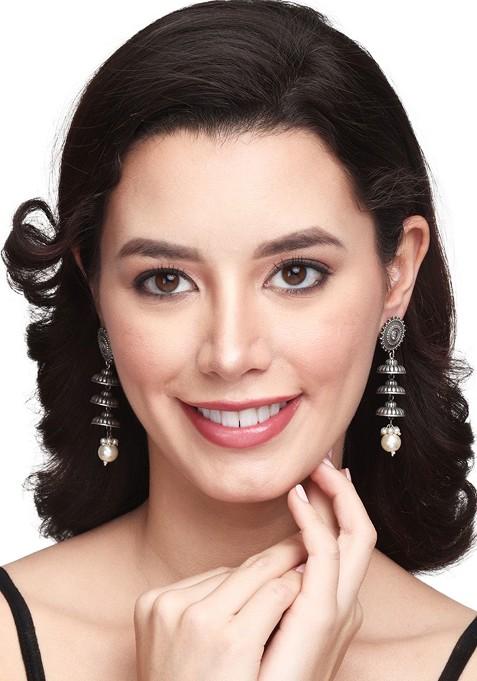 Contemporary Drop Earrings