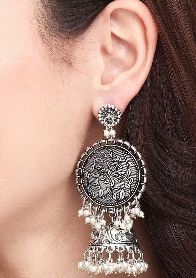 Contemporary Jhumkas Earrings
