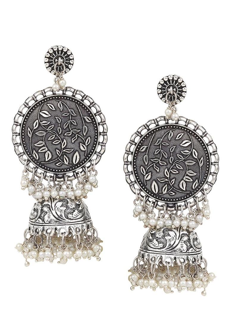 Contemporary Jhumkas Earrings