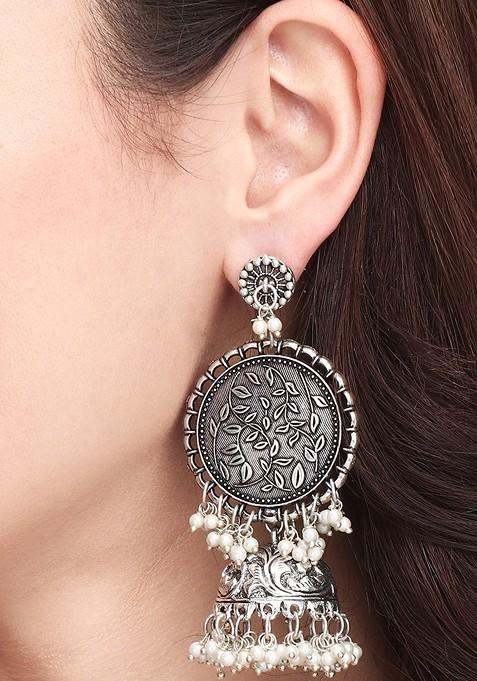 Contemporary Jhumkas Earrings