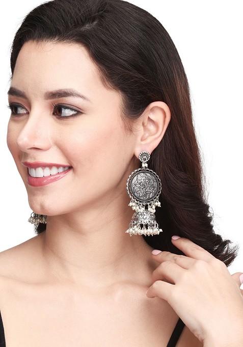 Contemporary Jhumkas Earrings