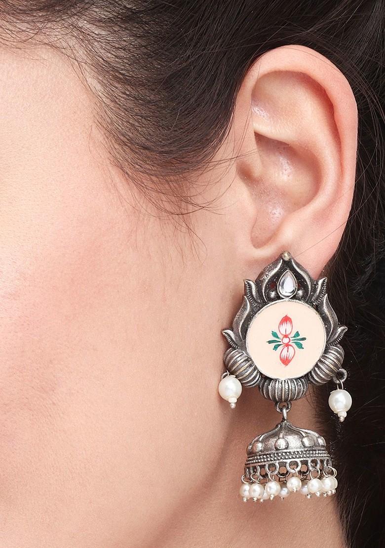 Contemporary Jhumkas Earrings