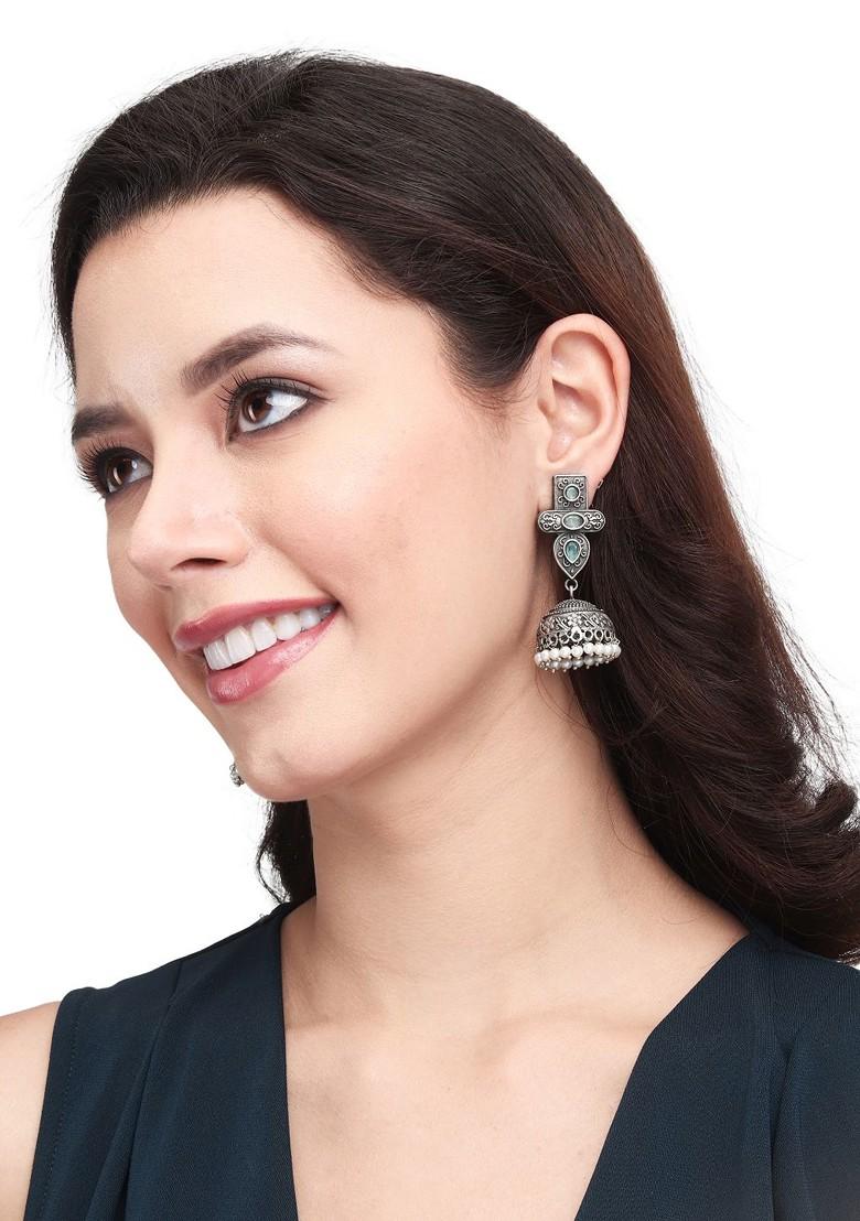 Contemporary Jhumkas Earrings