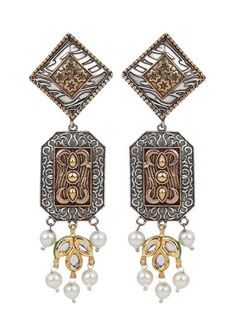 Contemporary Drop Earrings