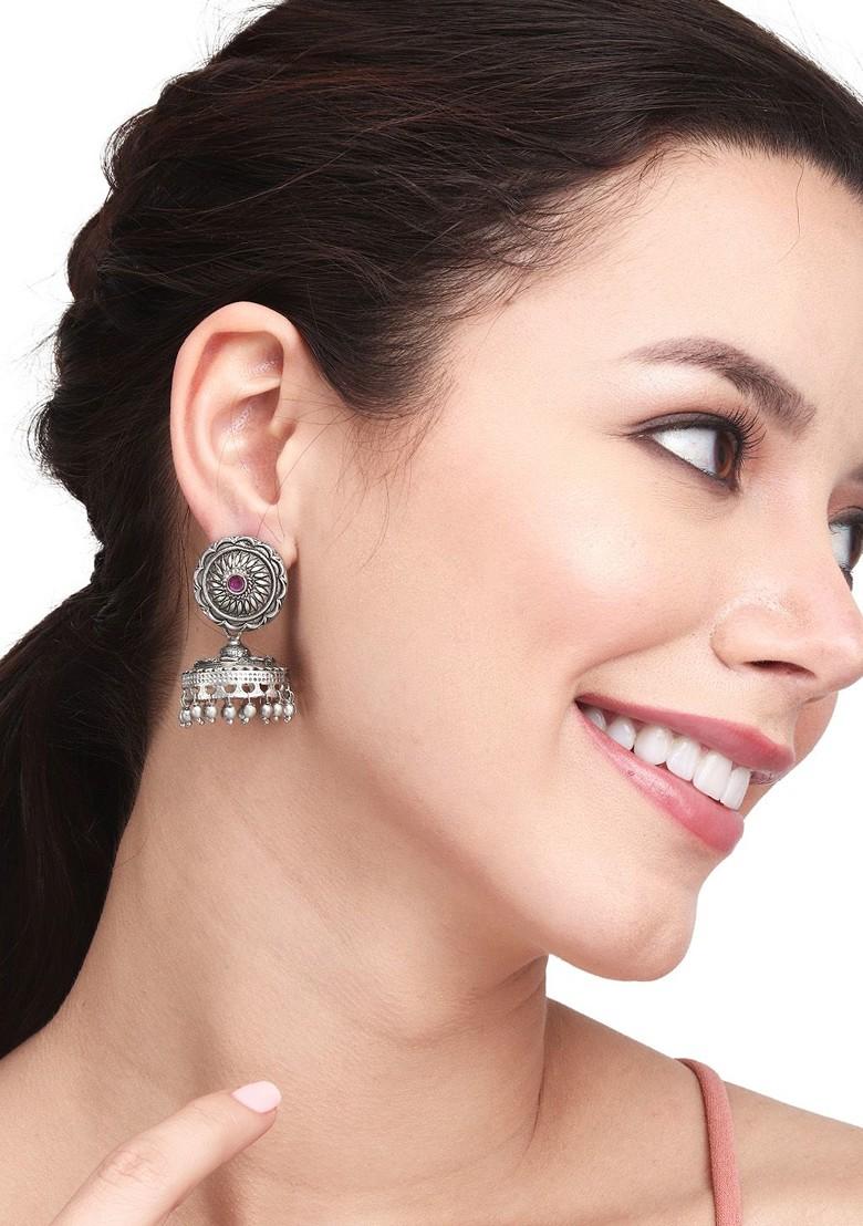 Contemporary Jhumkas Earrings