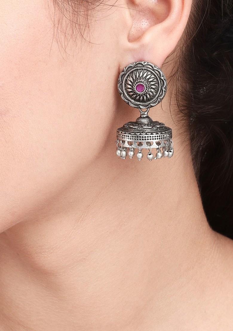 Contemporary Jhumkas Earrings
