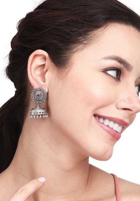 Contemporary Jhumkas Earrings