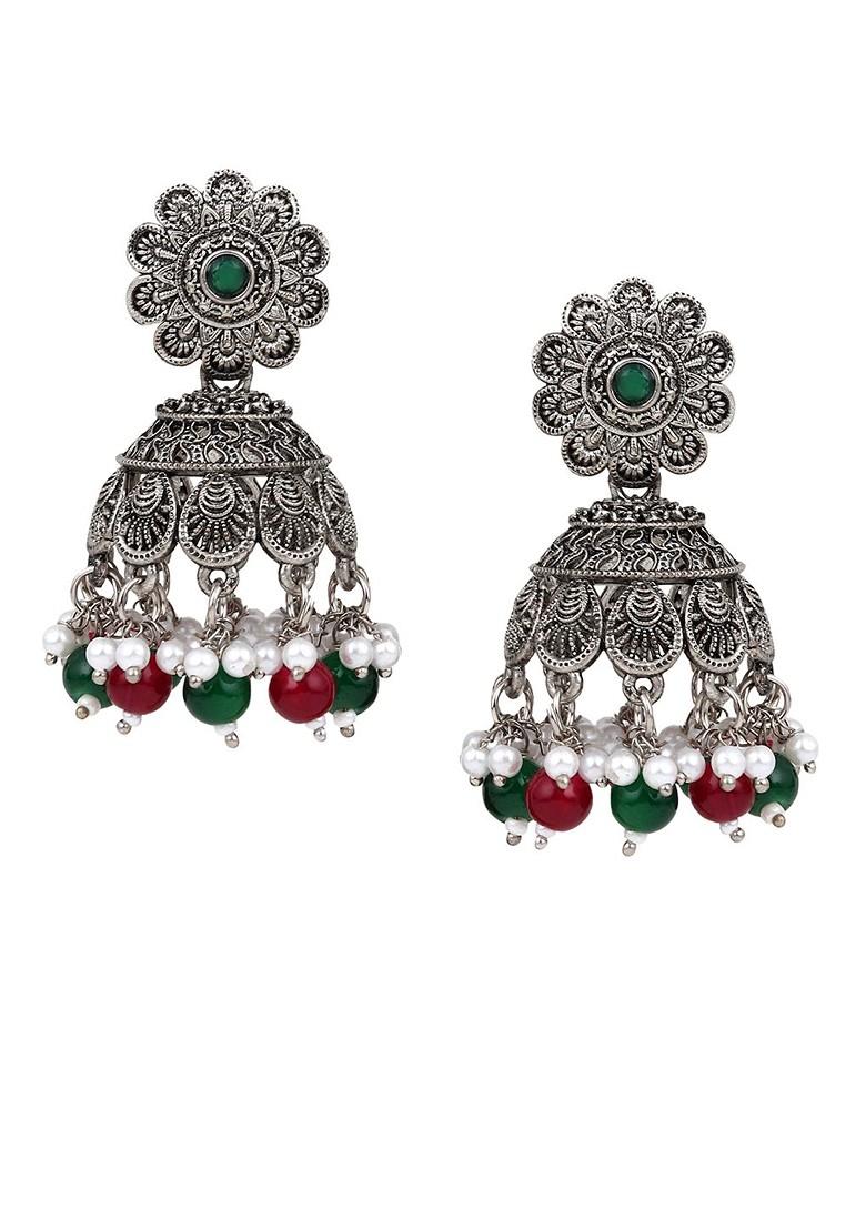Contemporary Jhumkas Earrings