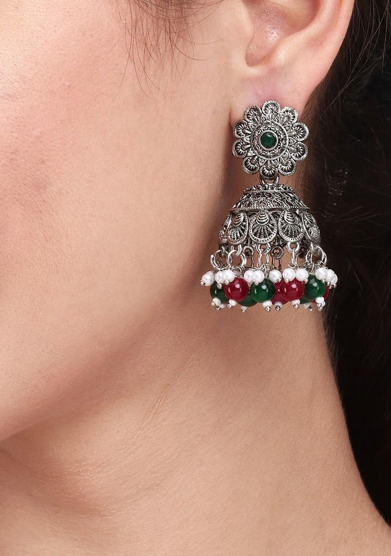 Contemporary Jhumkas Earrings