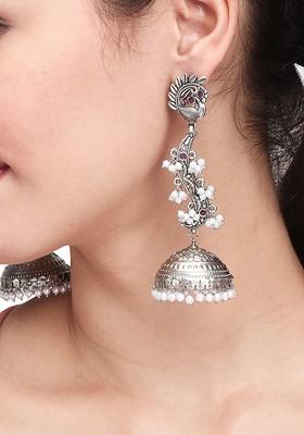 Contemporary Jhumkas Earrings