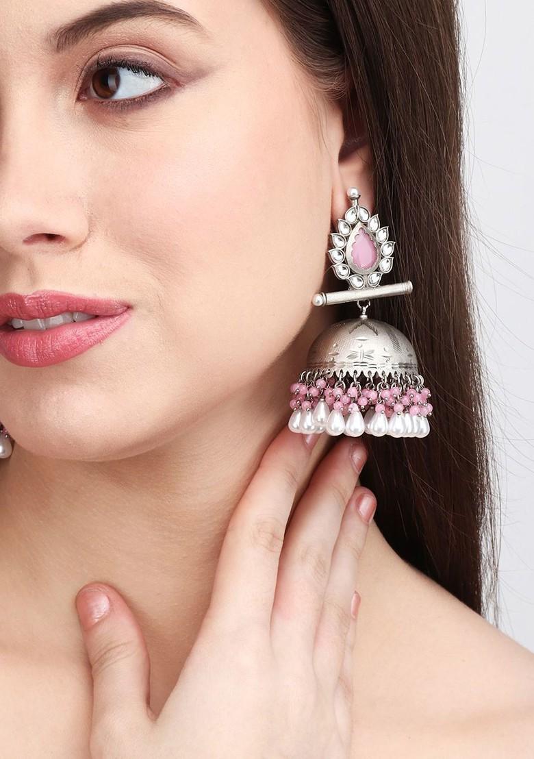 Contemporary Jhumkas Earrings