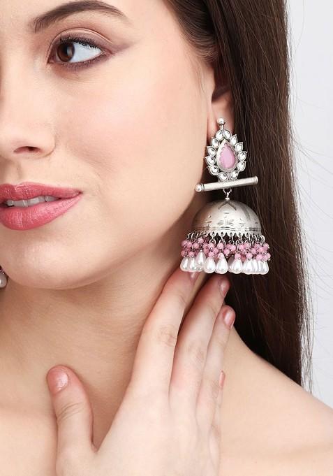 Contemporary Jhumkas Earrings
