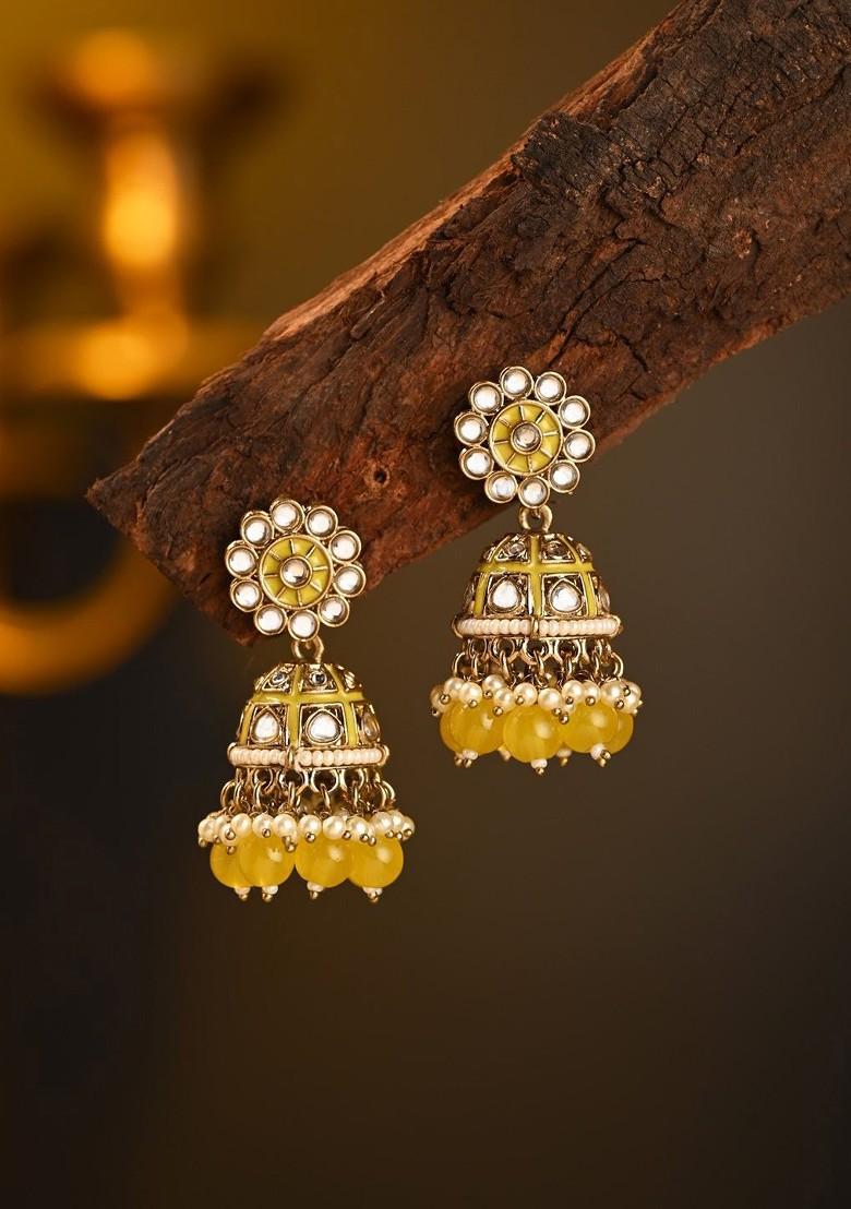 Contemporary Jhumkas Earrings