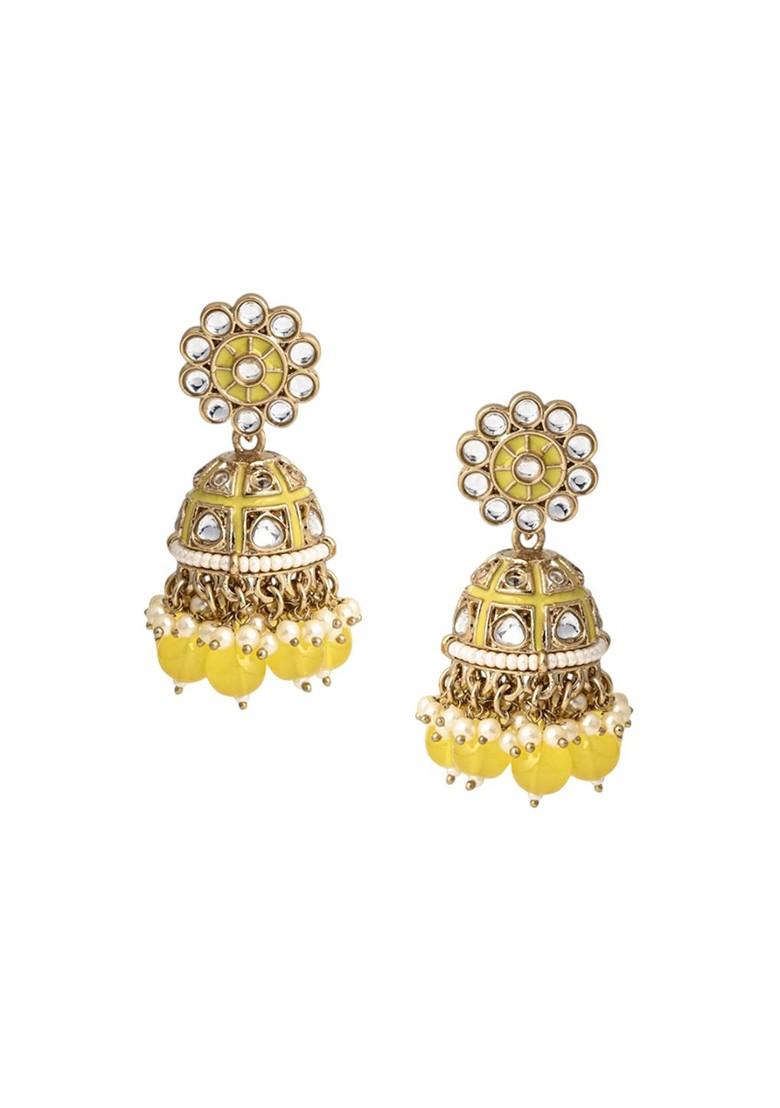 Contemporary Jhumkas Earrings