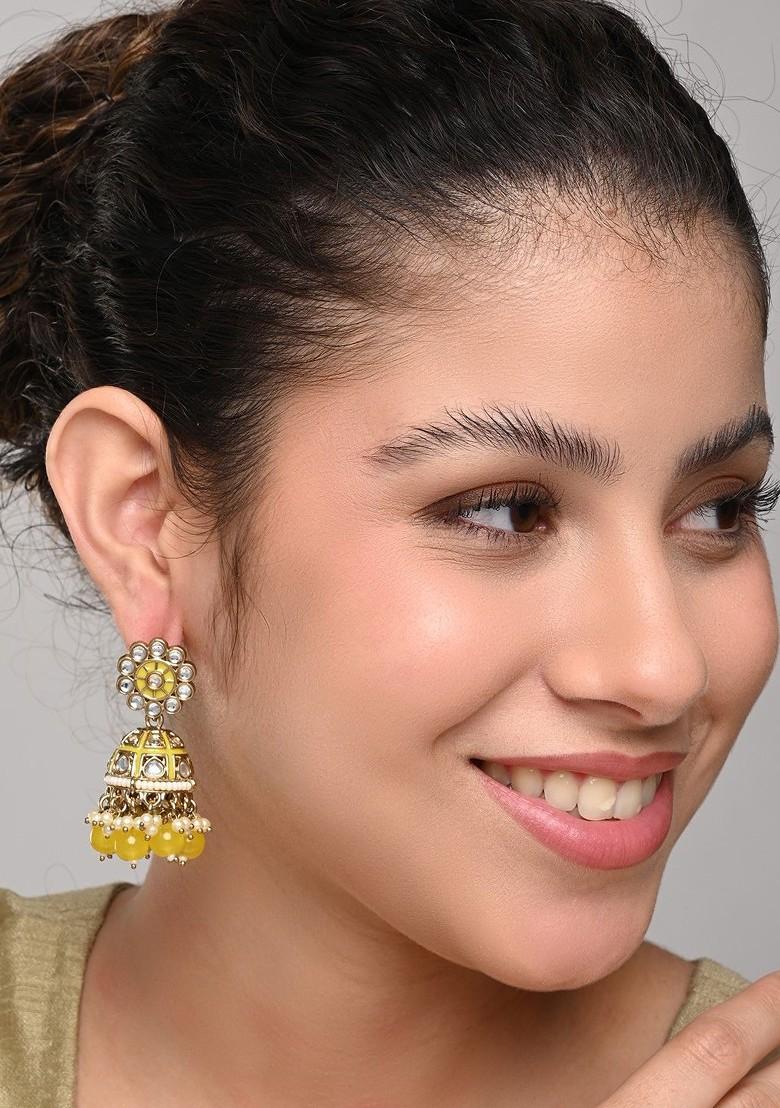 Contemporary Jhumkas Earrings