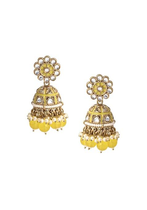Contemporary Jhumkas Earrings