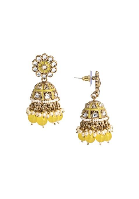 Contemporary Jhumkas Earrings
