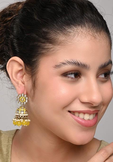 Contemporary Jhumkas Earrings