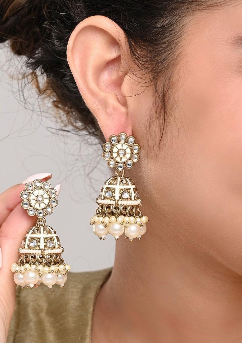 Contemporary Jhumkas Earrings