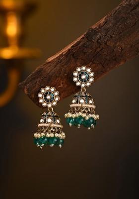 Contemporary Jhumkas Earrings