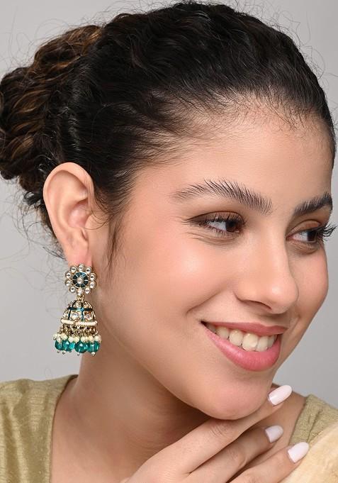 Contemporary Jhumkas Earrings
