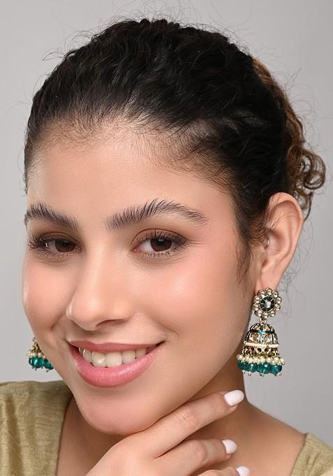 Contemporary Jhumkas Earrings
