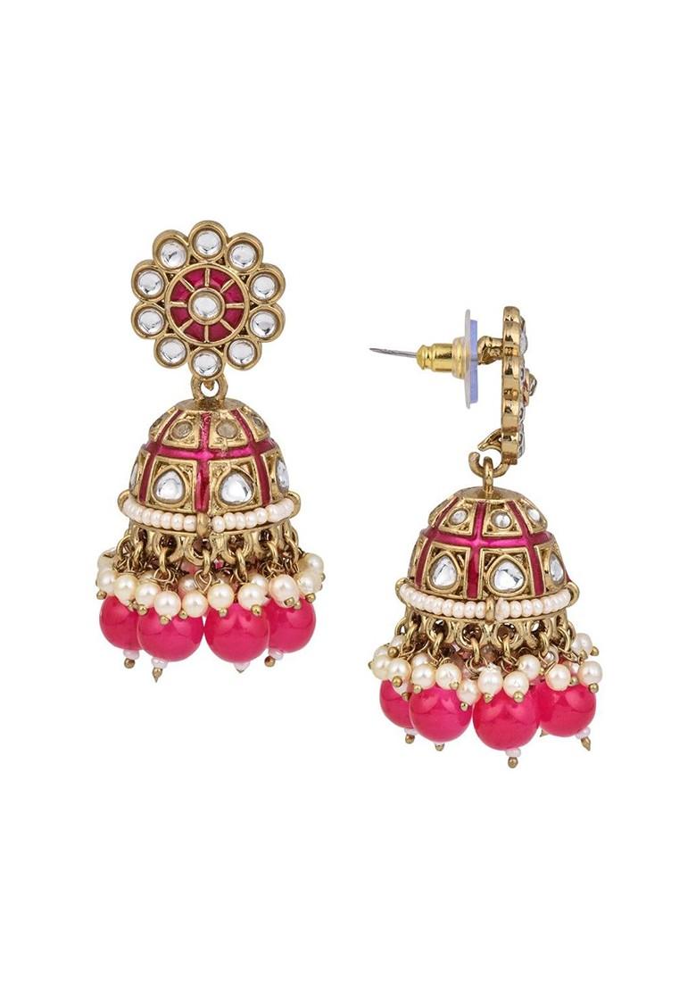 Contemporary Jhumkas Earrings