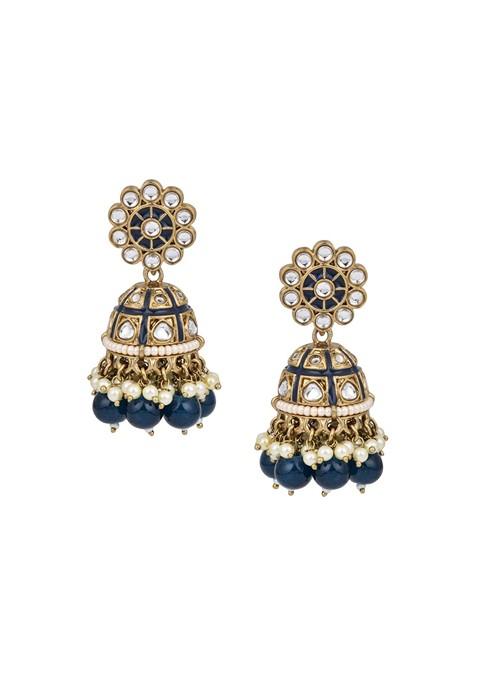 Contemporary Jhumkas Earrings