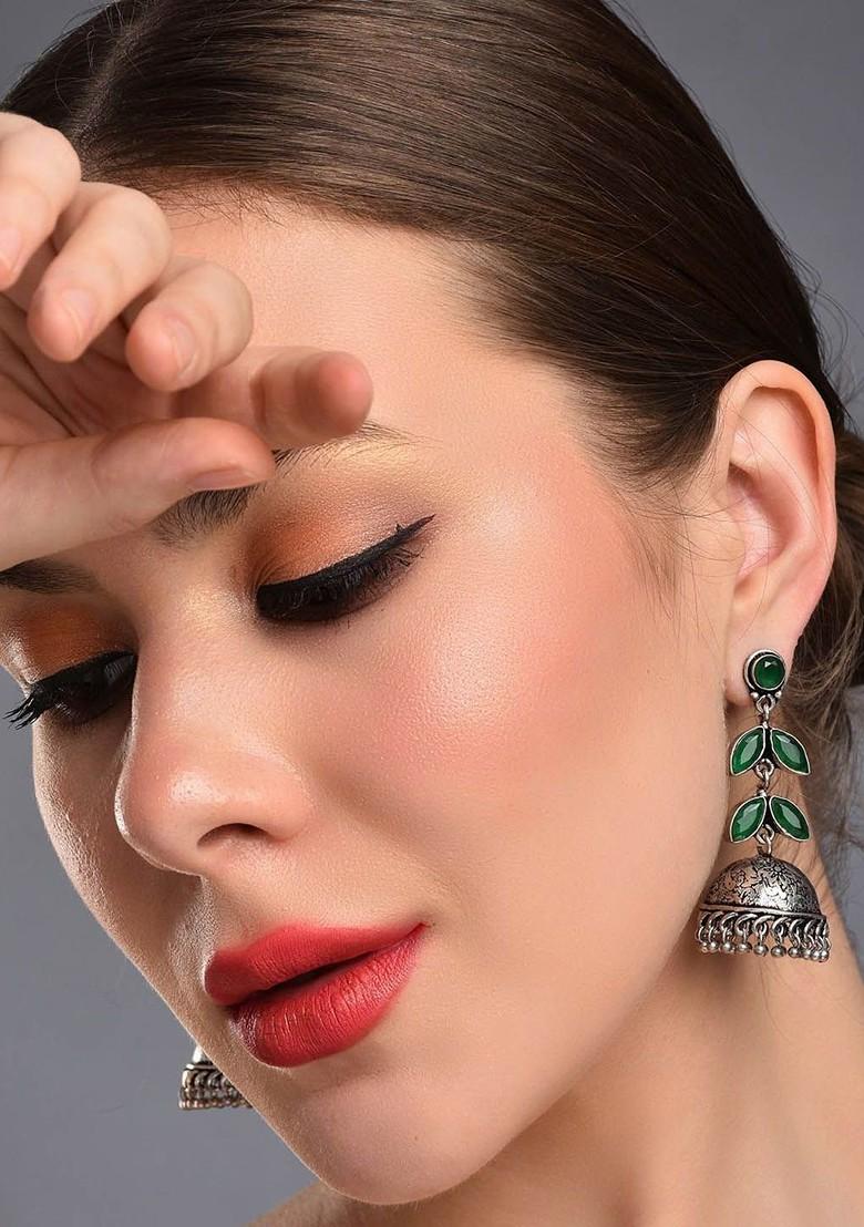 Contemporary Jhumkas Earrings
