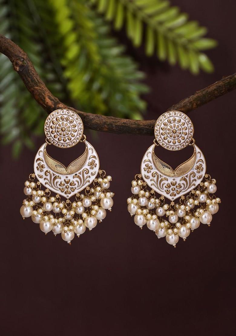 Artificial Beaded Crescent Shaped Chandbalis