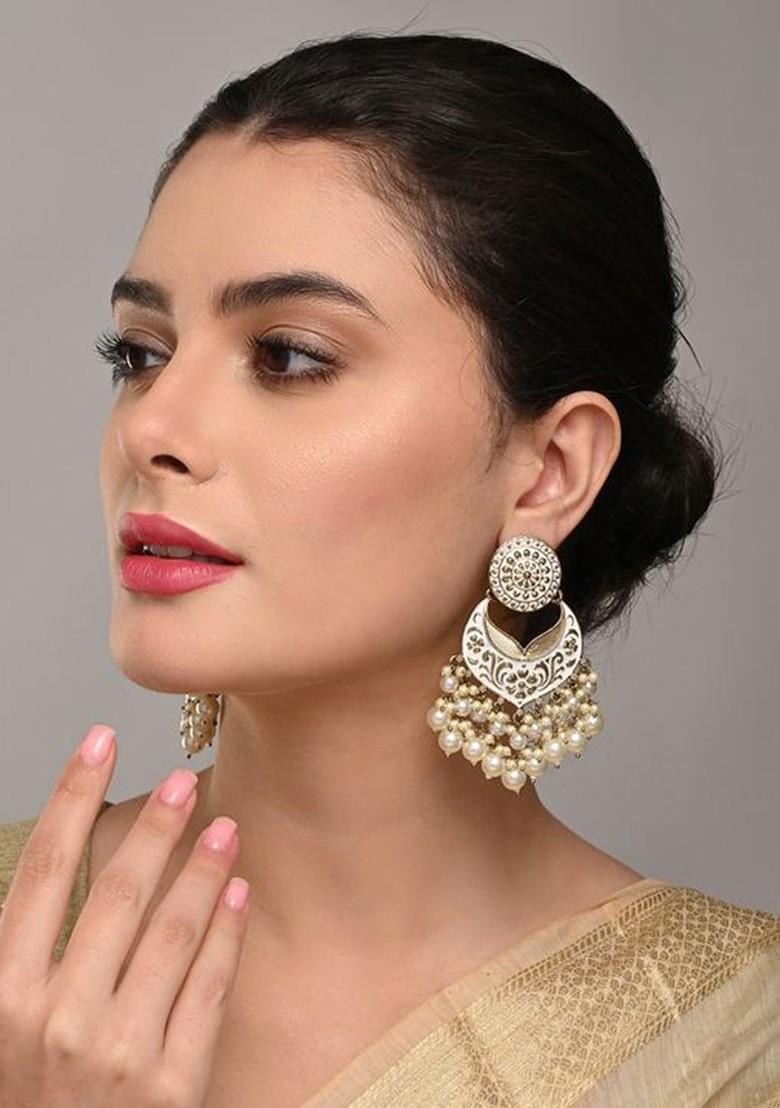 Artificial Beaded Crescent Shaped Chandbalis