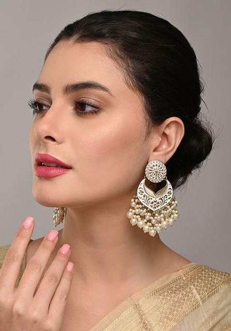 Artificial Beaded Crescent Shaped Chandbalis