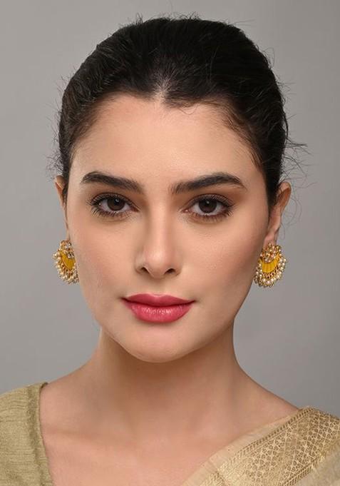 Artificial Beaded Contemporary Shaped Chandbalis