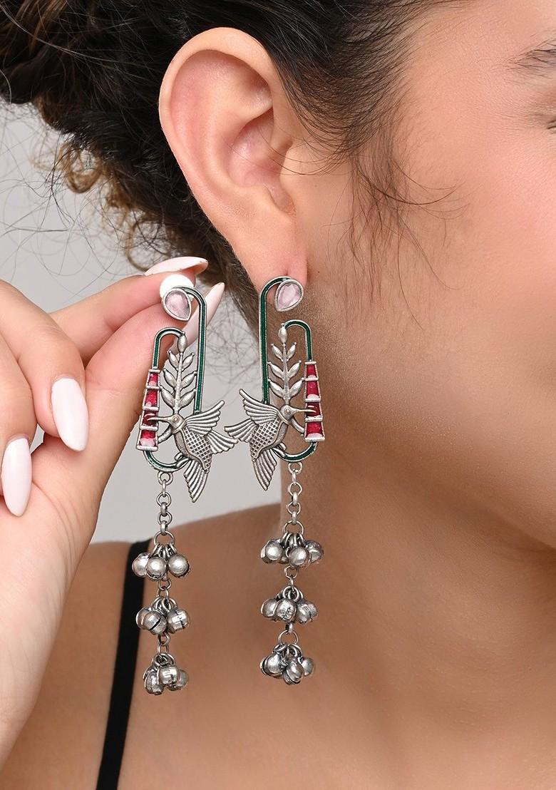 Contemporary Drop Earrings