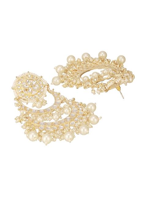 Crescent Shaped Chandbalis Earrings