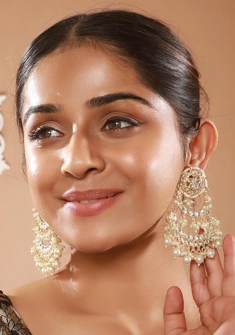 Crescent Shaped Chandbalis Earrings