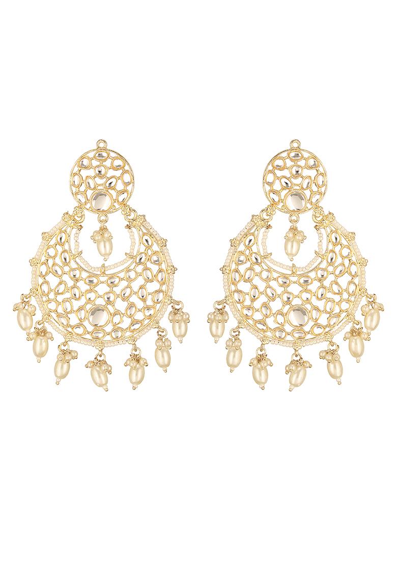 Crescent Shaped Chandbalis Earrings