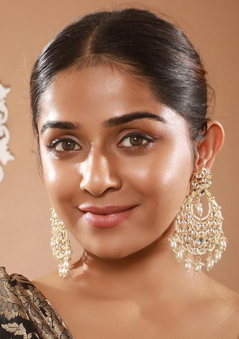 Crescent Shaped Chandbalis Earrings