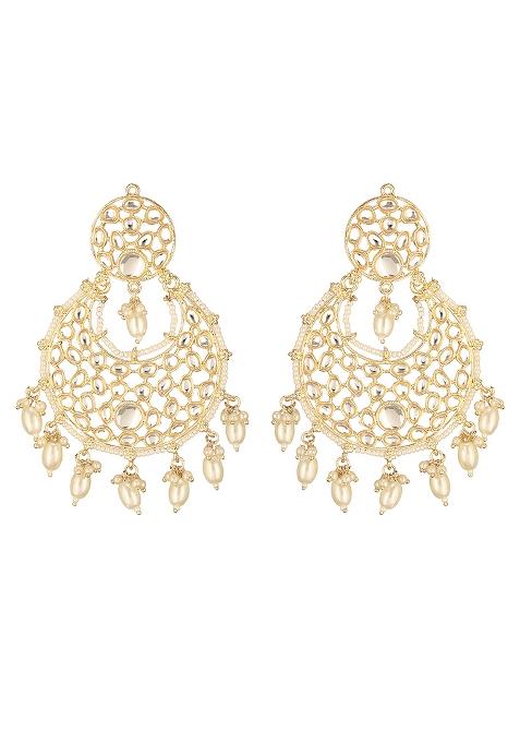 Crescent Shaped Chandbalis Earrings