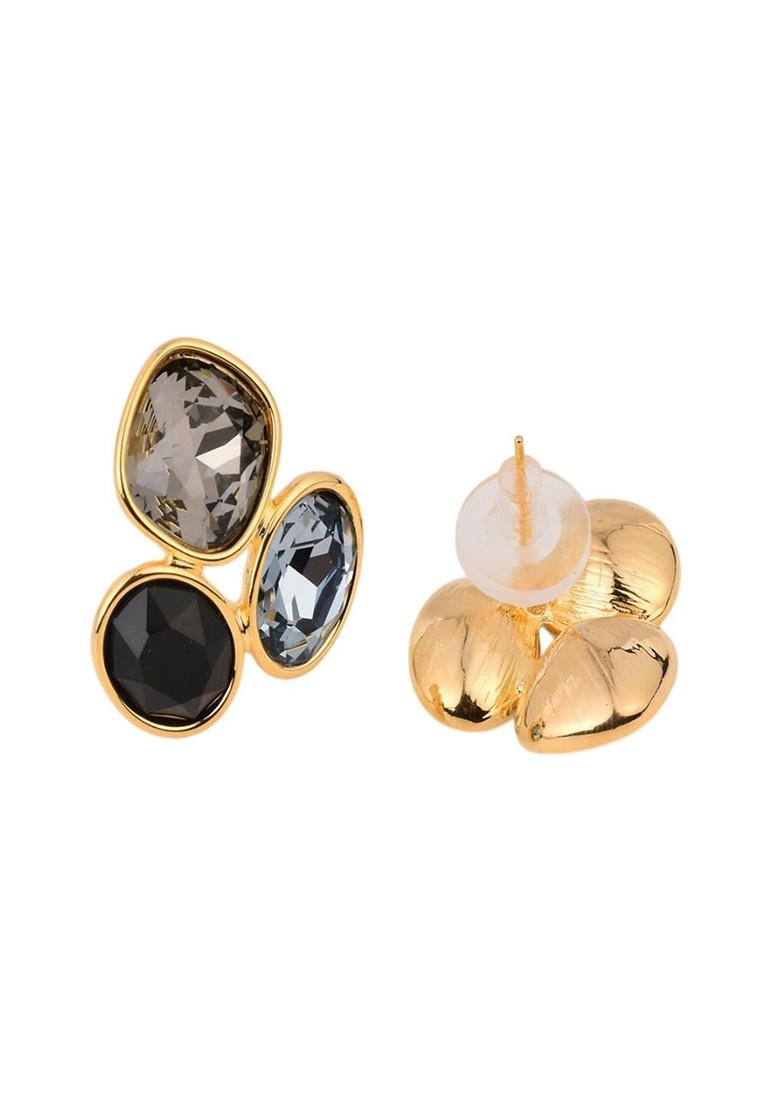 Multi Contemporary Geometric Studs Earrings